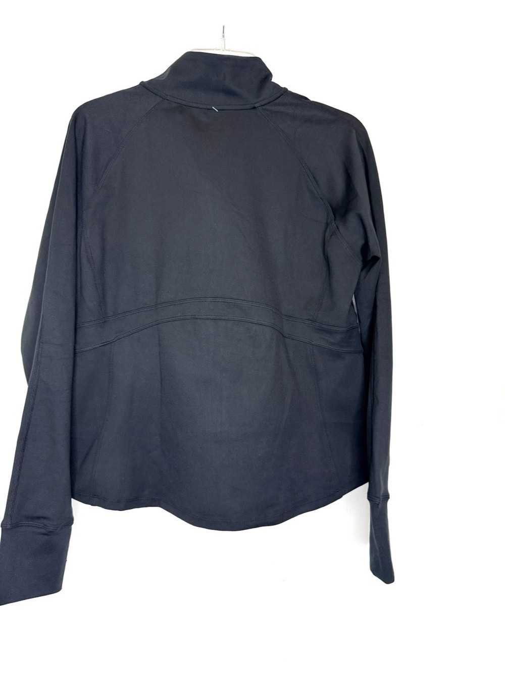 NEW WITH TAGS - Jockey Tulip Hem Stylish Functional Yoga Jacket Black in ‎Large - Picture 2 of 8